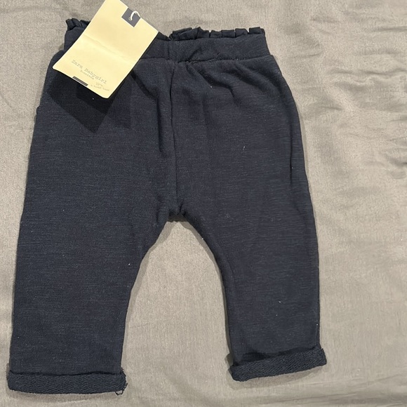 Zara Baby Navy Blue Sweatpants Size 3-6 Months BNWT - Picture 3 of 4
